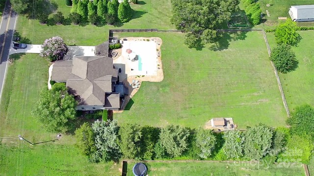 141 Weathers Creek Rd, Troutman, NC 28166 - drone / aerial view of a pool area