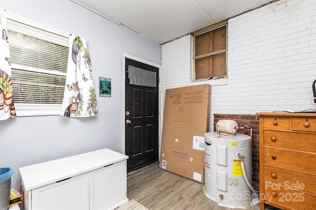 2210 Joes Lake Rd, Shelby, NC 28152 - view of exterior entry with water heater