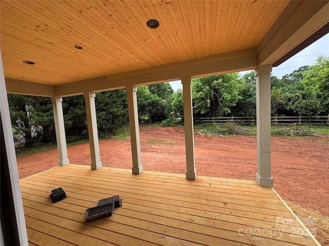 2589 Polo Ln, Maiden, NC 28650 - deck featuring view of scattered trees