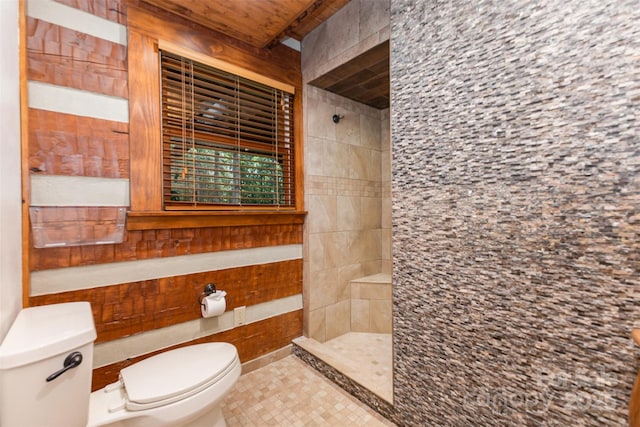 2709 Blythe Rd, Waxhaw, NC 28173 - bathroom with toilet and walk in shower