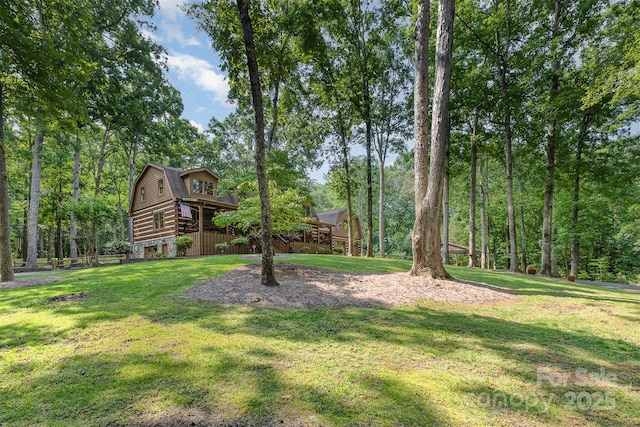 2709 Blythe Rd, Waxhaw, NC 28173 - view of grassy yard with a deck