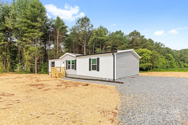 977 Myers Mill Rd, Olin, NC 28660 - view of front of house with crawl space