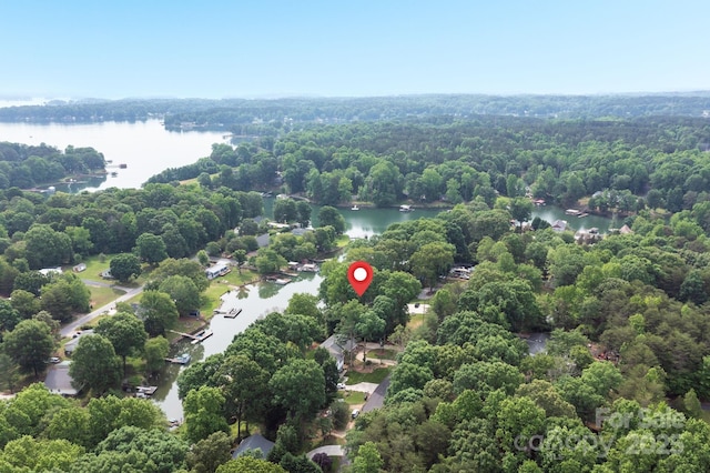7232 Executive Cir, Denver, NC 28037 - aerial view of a large body of water and a forest