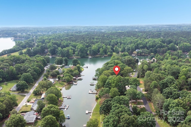 7232 Executive Cir, Denver, NC 28037 - bird's eye view of a nearby body of water and a forest