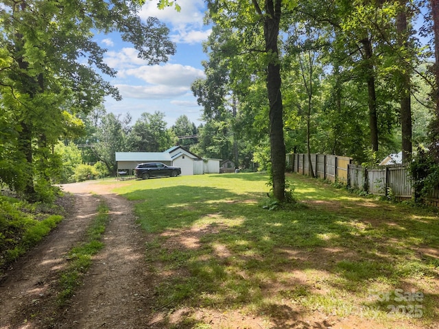6 Willies Hl, Fletcher, NC 28732 - view of yard with driveway