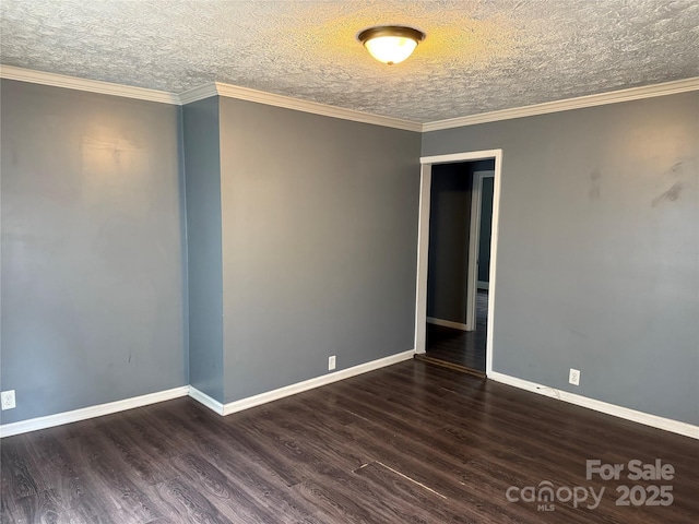 303 Southern Ave, East Spencer, NC 28039 - spare room featuring wood finished floors, a textured ceiling, and baseboards