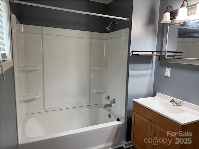 303 Southern Ave, East Spencer, NC 28039 - bathroom with shower / washtub combination and vanity