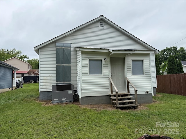 303 Southern Ave, East Spencer, NC 28039 - rear view of property featuring entry steps