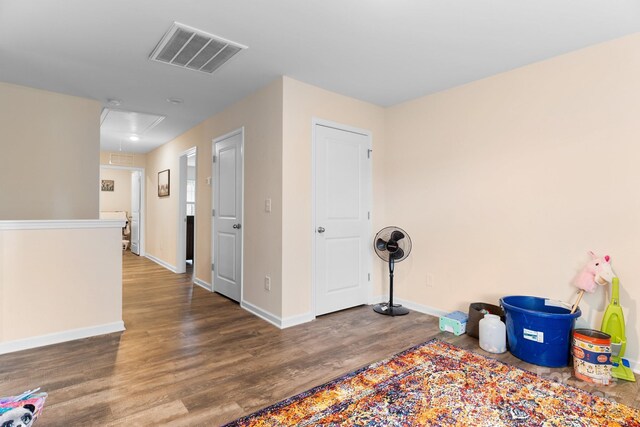 2859 Sherrills Stream Dr, Sherrills Ford, NC 28673 - spare room with attic access, wood finished floors, and baseboards