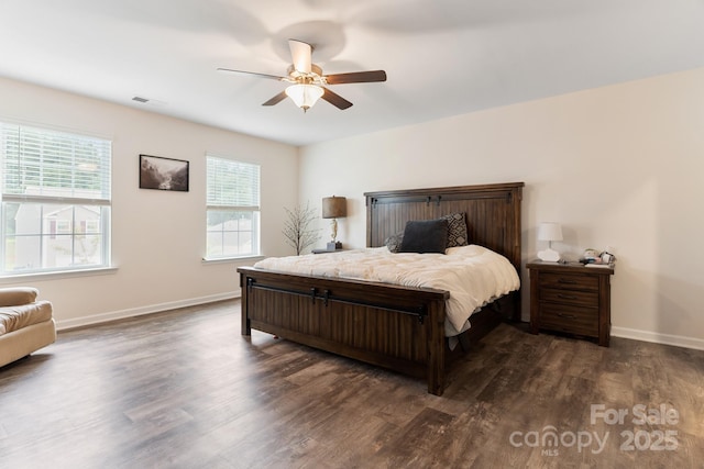 2859 Sherrills Stream Dr, Sherrills Ford, NC 28673 - bedroom with wood finished floors, baseboards, and ceiling fan
