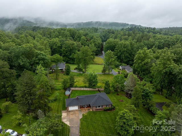 306 Tremont Park Cir SE, Lenoir, NC 28645 - view from above of property featuring a heavily wooded area