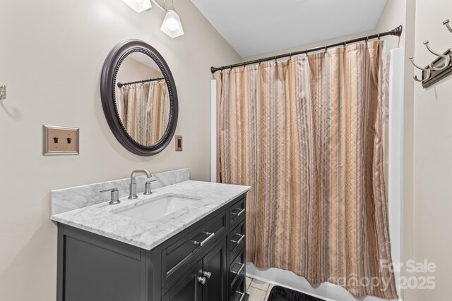 306 Tremont Park Cir SE, Lenoir, NC 28645 - full bath featuring vanity and shower / bath combination with curtain