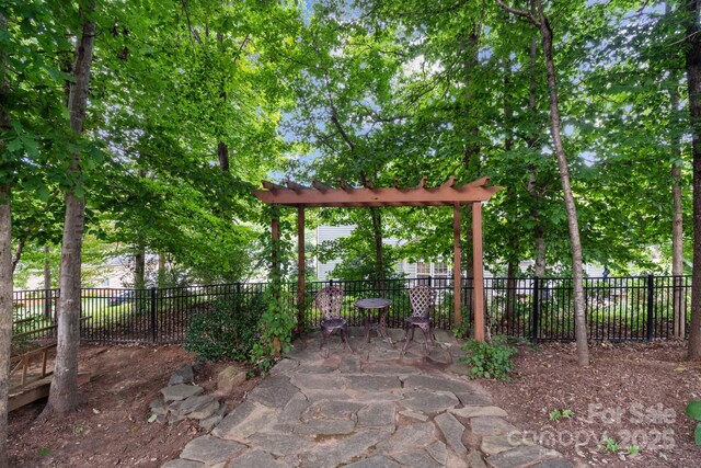 1525 Valhalla Dr, Denver, NC 28037 - view of patio with a pergola
