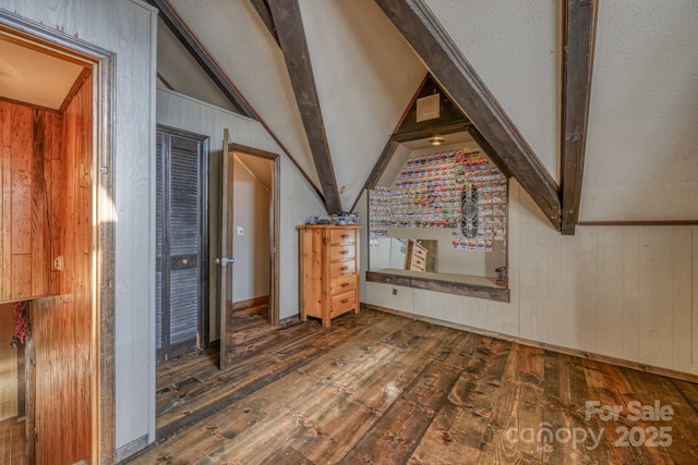 164 Avery County High School Rd, Newland, NC 28657 - bonus room with wood-type flooring and wood walls
