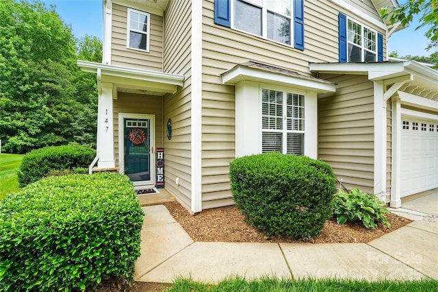147 Whitley Mills Rd, Fort Mill, SC 29708 - view of exterior entry with an attached garage