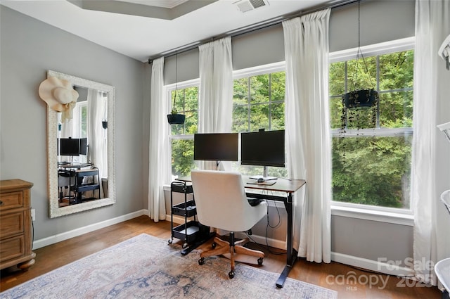 147 Whitley Mills Rd, Fort Mill, SC 29708 - office space with baseboards and wood finished floors