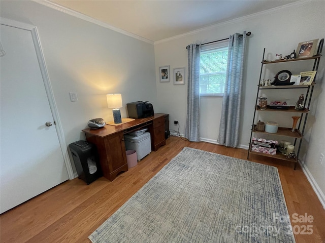 311 Tiffany St NW, Concord, NC 28027 - office featuring light wood-style flooring and ornamental molding