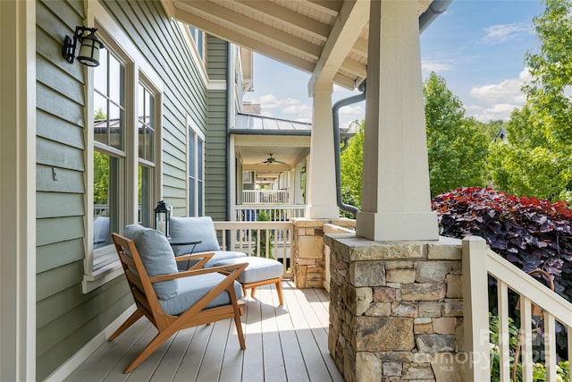 4 Fitzgerald Rd, Black Mountain, NC 28711 - view of deck