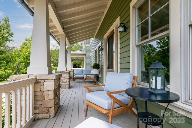 4 Fitzgerald Rd, Black Mountain, NC 28711 - view of wooden porch