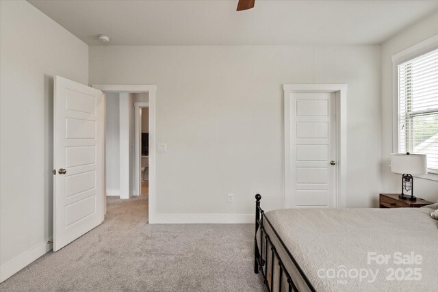 1244 Weir Ct, Fort Mill, SC 29708 - bedroom with carpet, baseboards, and ceiling fan