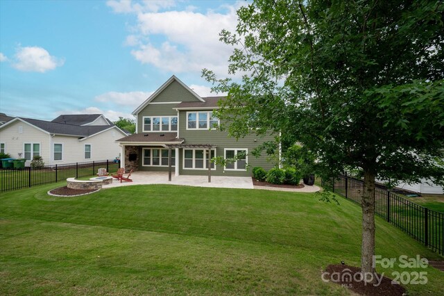 1244 Weir Ct, Fort Mill, SC 29708 - back of property with a pergola and a patio area