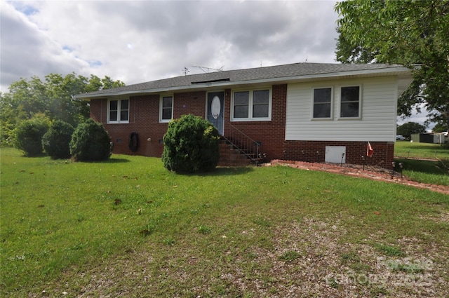 3505 Valley Dr, Chester, SC 29706 - view of front of home with a front yard and brick siding