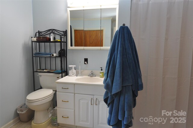 3505 Valley Dr, Chester, SC 29706 - bathroom featuring vanity and toilet