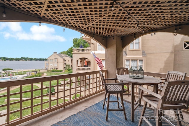 635 Portside Dr, Davidson, NC 28036 - balcony with a water view