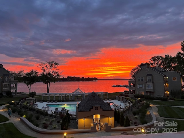 635 Portside Dr, Davidson, NC 28036 - community pool with a water view