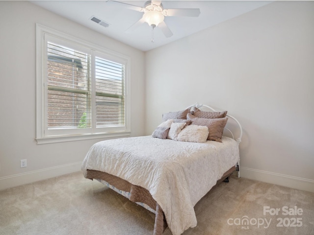 5805 Copperleaf Commons Ct, Charlotte, NC 28277 - carpeted bedroom with baseboards and a ceiling fan