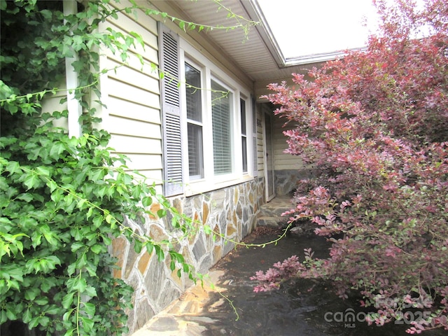 3838 Cliffside Rd, Mooresboro, NC 28114 - view of side of home featuring stone siding
