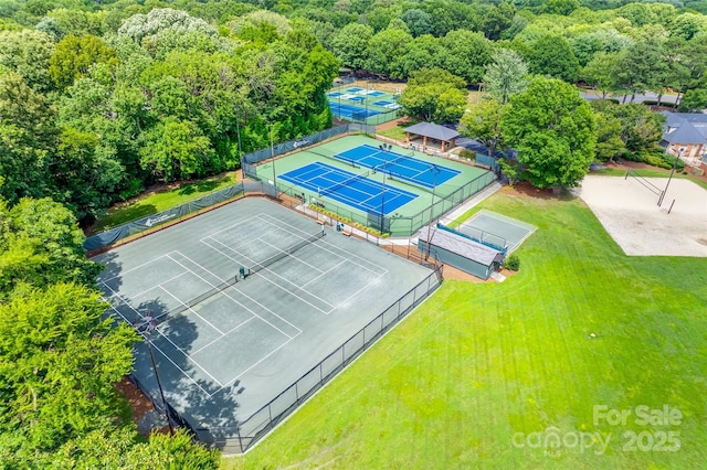 10215 Balmoral Cir, Charlotte, NC 28210 - drone / aerial view of a heavily wooded area