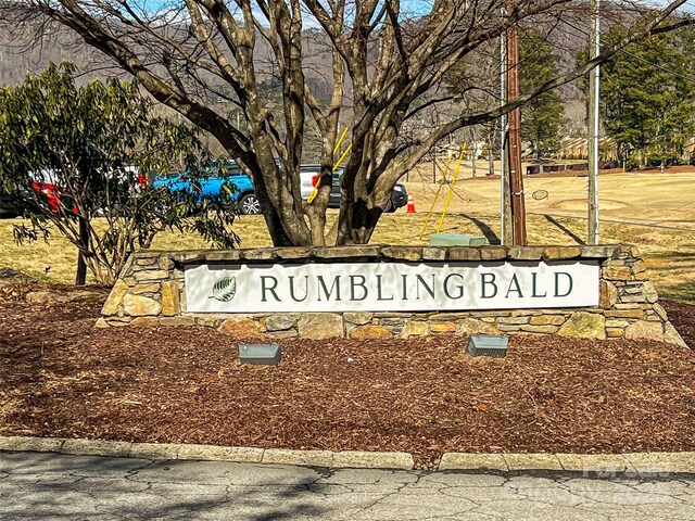 400 Kings Dr, Lake Lure, NC 28746 - view of community sign