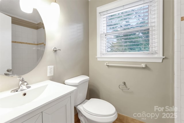 3624 Moultrie St, Charlotte, NC 28209 - bathroom featuring toilet and vanity