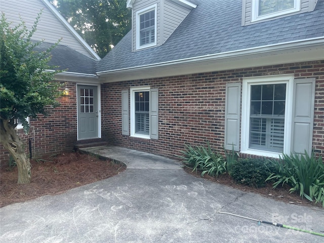 1619 Bellamy Cir, Albemarle, NC 28001 - property entrance featuring brick siding and a shingled roof