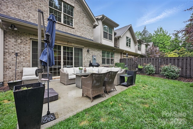 5118 Waldron Meadow Dr, Charlotte, NC 28226 - view of patio / terrace featuring outdoor lounge area