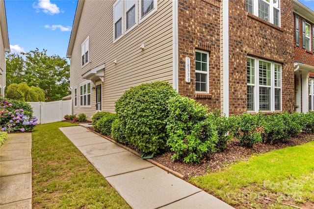 18339 The Commons Blvd, Cornelius, NC 28031 - view of property exterior with brick siding