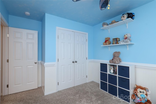 2018 Rosewater Ln, Indian Trail, NC 28079 - carpeted bedroom featuring a closet
