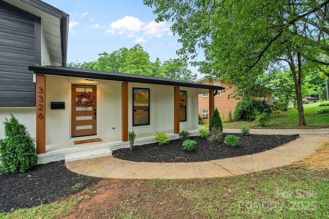 3326 Winterfield Pl, Charlotte, NC 28205 - view of front of house with covered porch