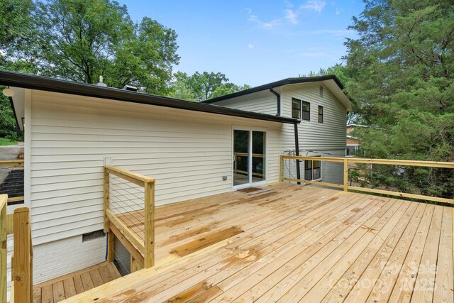 3326 Winterfield Pl, Charlotte, NC 28205 - view of wooden terrace