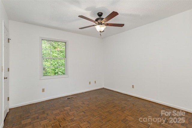608 Surrey Glen Cir, Hendersonville, NC 28739 - empty room with baseboards and ceiling fan