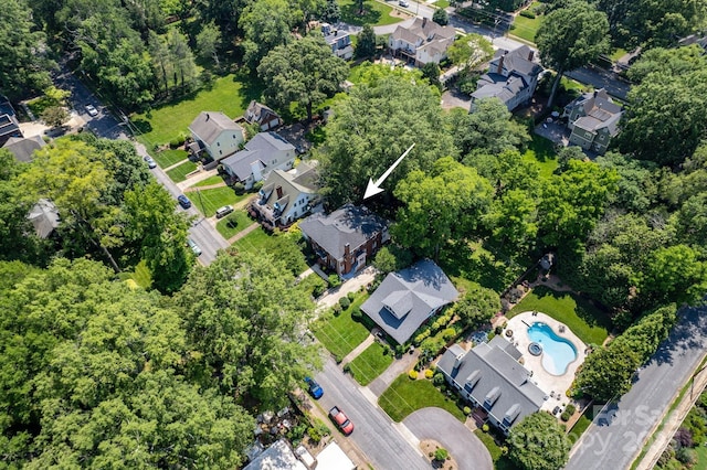 361 5th St NW, Hickory, NC 28601 - view of property location with a pool and nearby suburban area