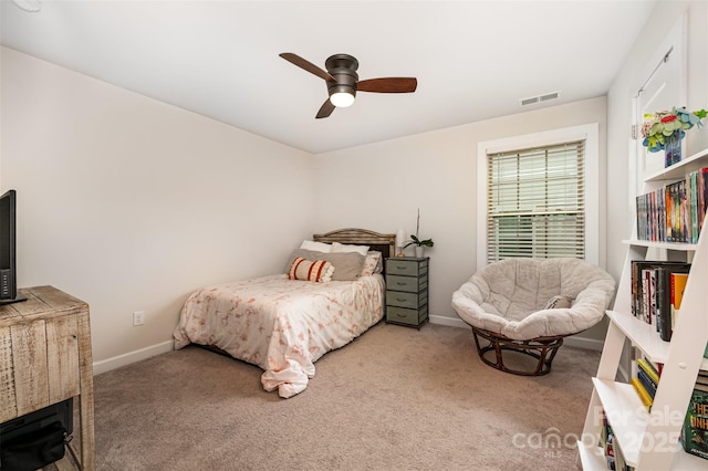 915 Claires Creek Ln, Davidson, NC 28036 - bedroom featuring carpet and a ceiling fan