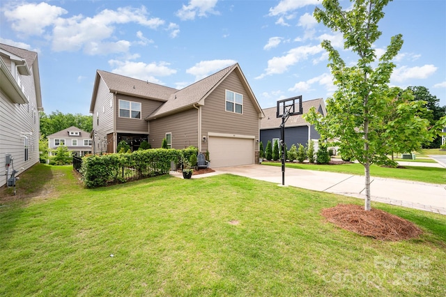 915 Claires Creek Ln, Davidson, NC 28036 - traditional-style house with an attached garage, driveway, and a front yard