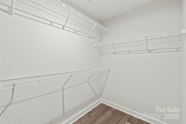 420 E 16th St, Charlotte, NC 28206 - spacious closet with dark wood-style floors