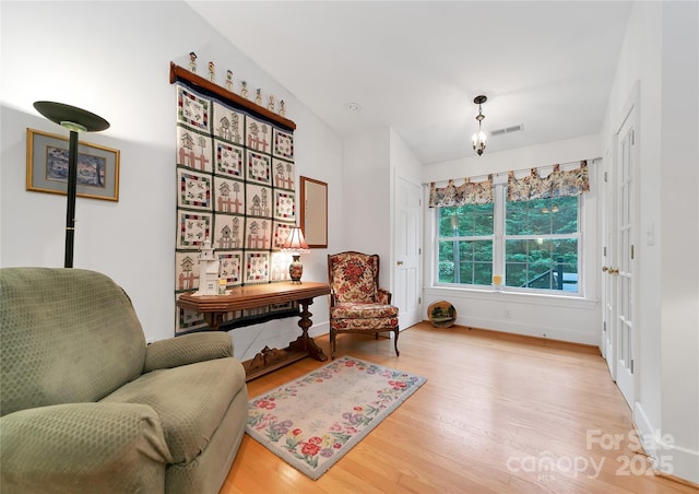 229 Hubbard Hollow Rd, Rosman, NC 28772 - living area with wood finished floors and baseboards