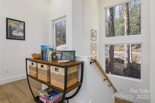 75 S Fork Trl, Lake Toxaway, NC 28747 - detailed view of wood finished floors and baseboards