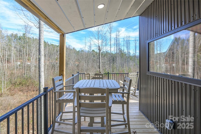 75 S Fork Trl, Lake Toxaway, NC 28747 - deck featuring outdoor dining space