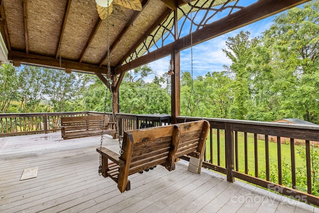 553 New Hope Rd, Rutherfordton, NC 28139 - wooden terrace featuring a lawn