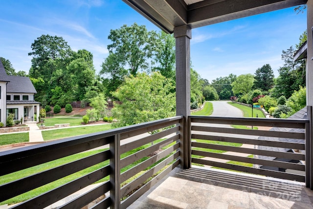 14105 Ryker Way, Davidson, NC 28036 - balcony featuring view of scattered trees